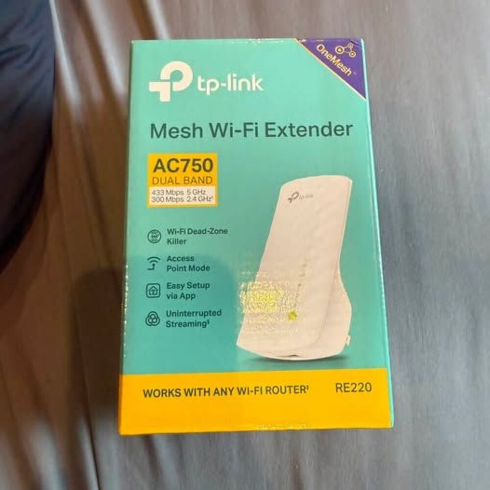 TP-Link RE220 AC750 Mesh Wi-Fi Extender